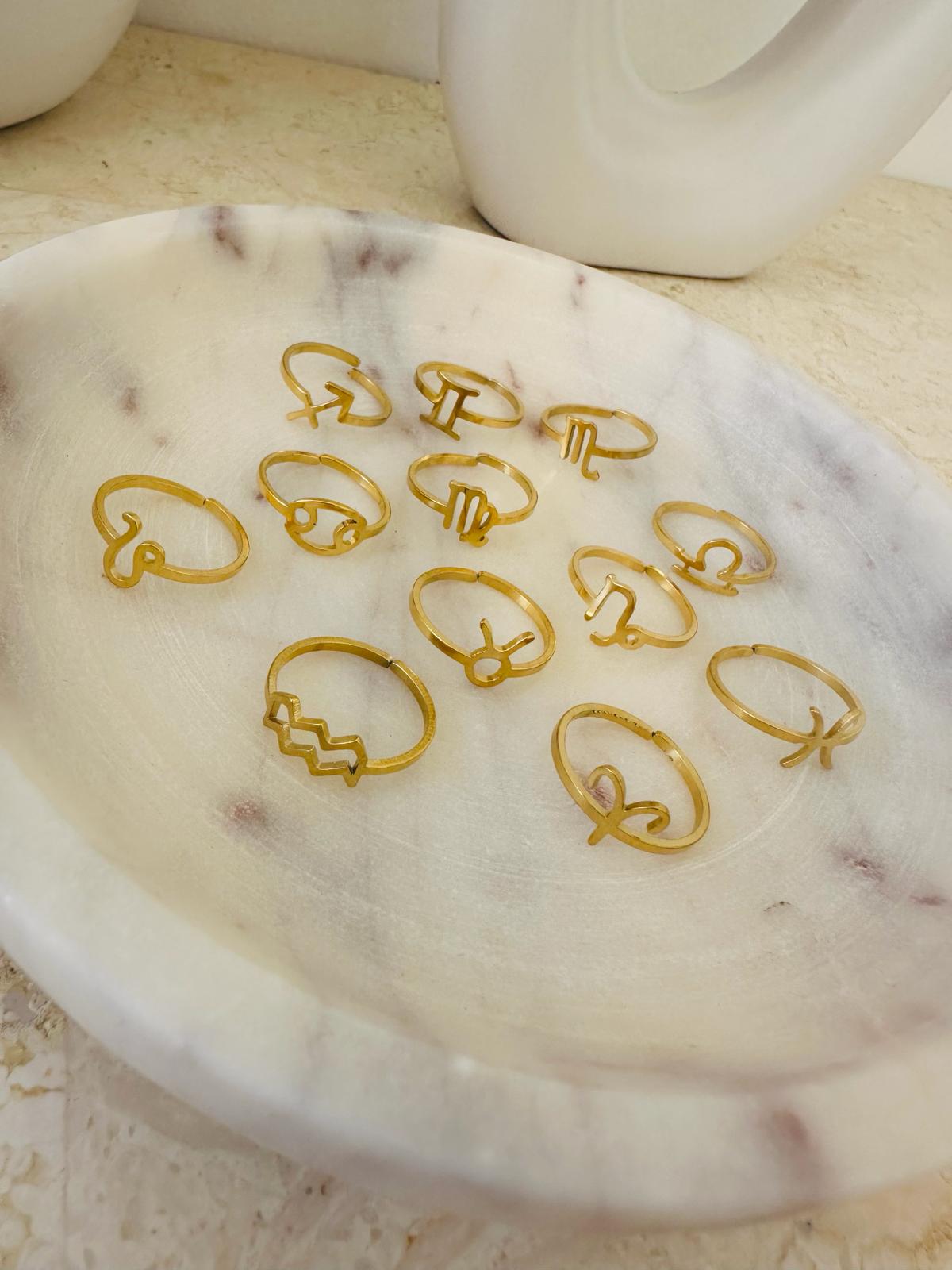 Zodiac Rings
