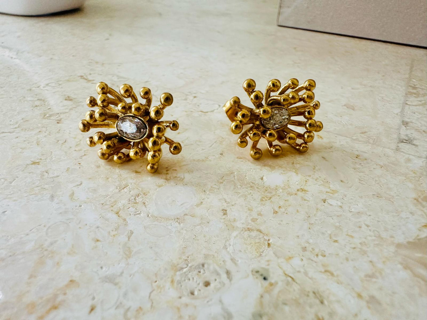 Moon Flower Earrings