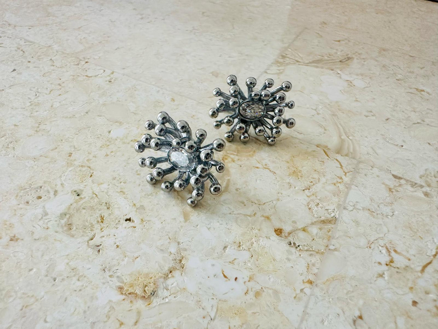 Moon Flower Earrings