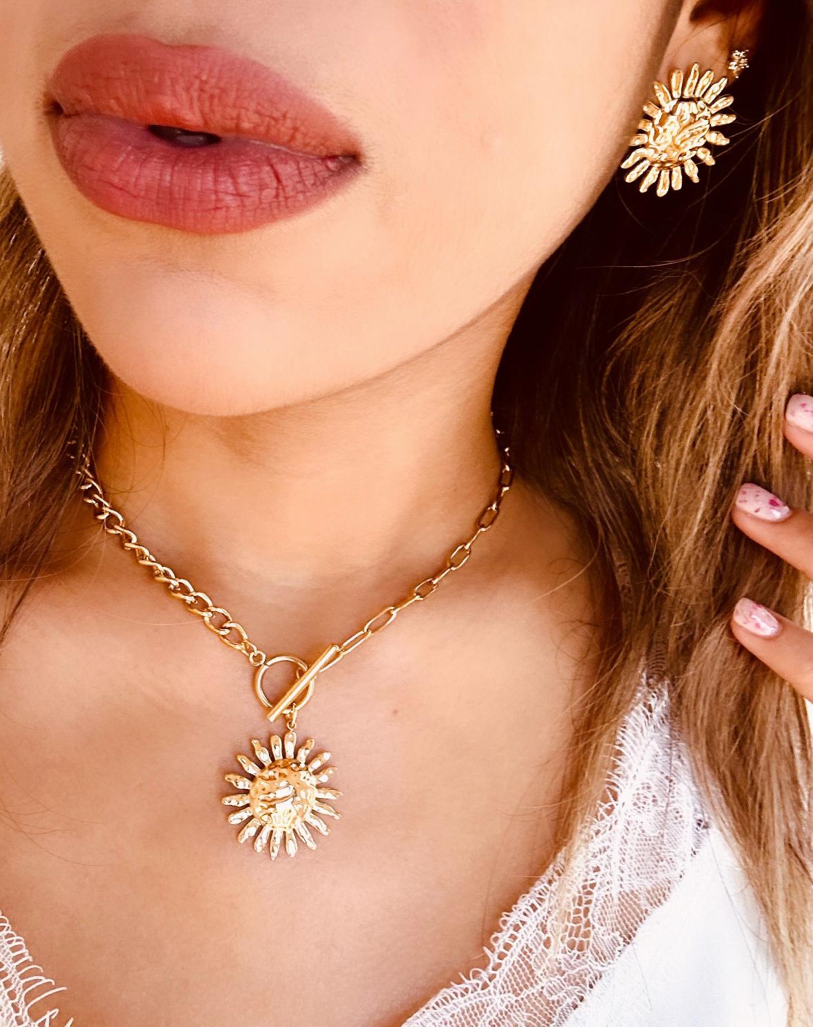 Sunflower Necklace
