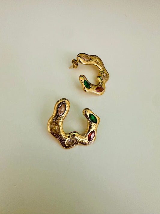 Colorful Christmas Earrings