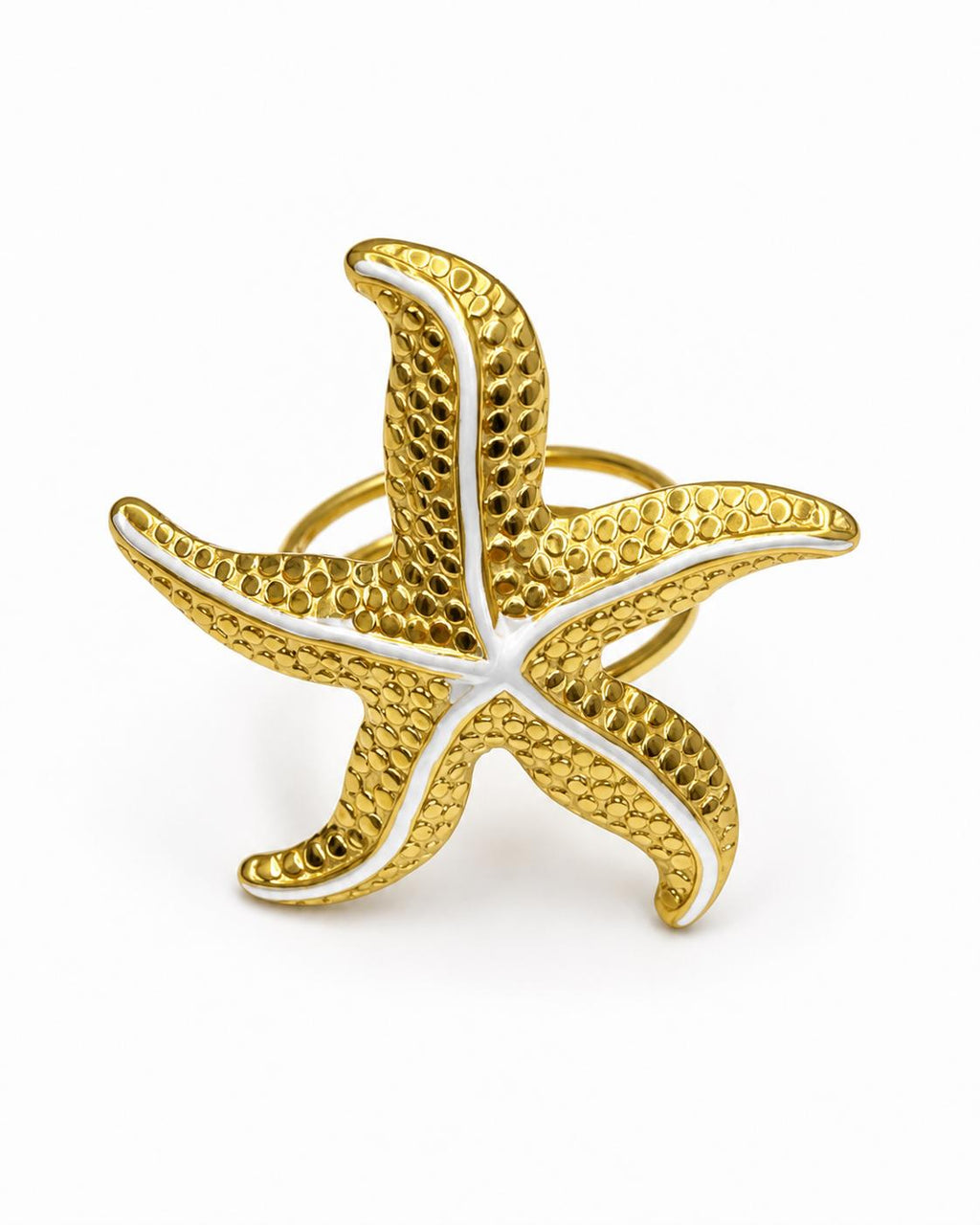 Two Tone Starfish Ring