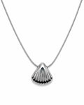 Silver Concha Necklace