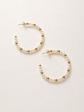 Delicate Pearls Hoops