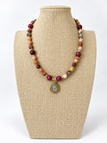 Rosé Teardrop Necklace
