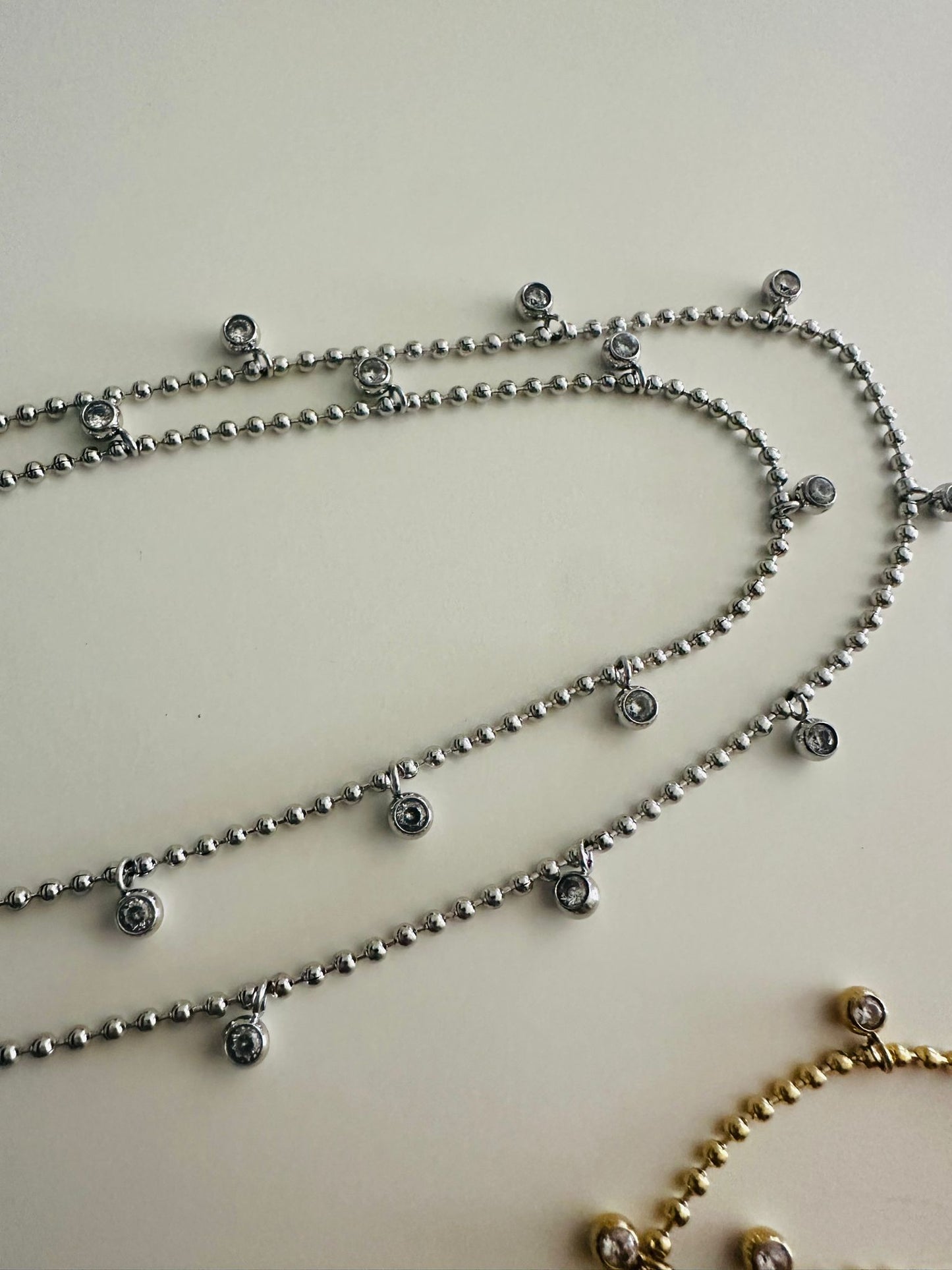 Zircon Doble Layered Necklace