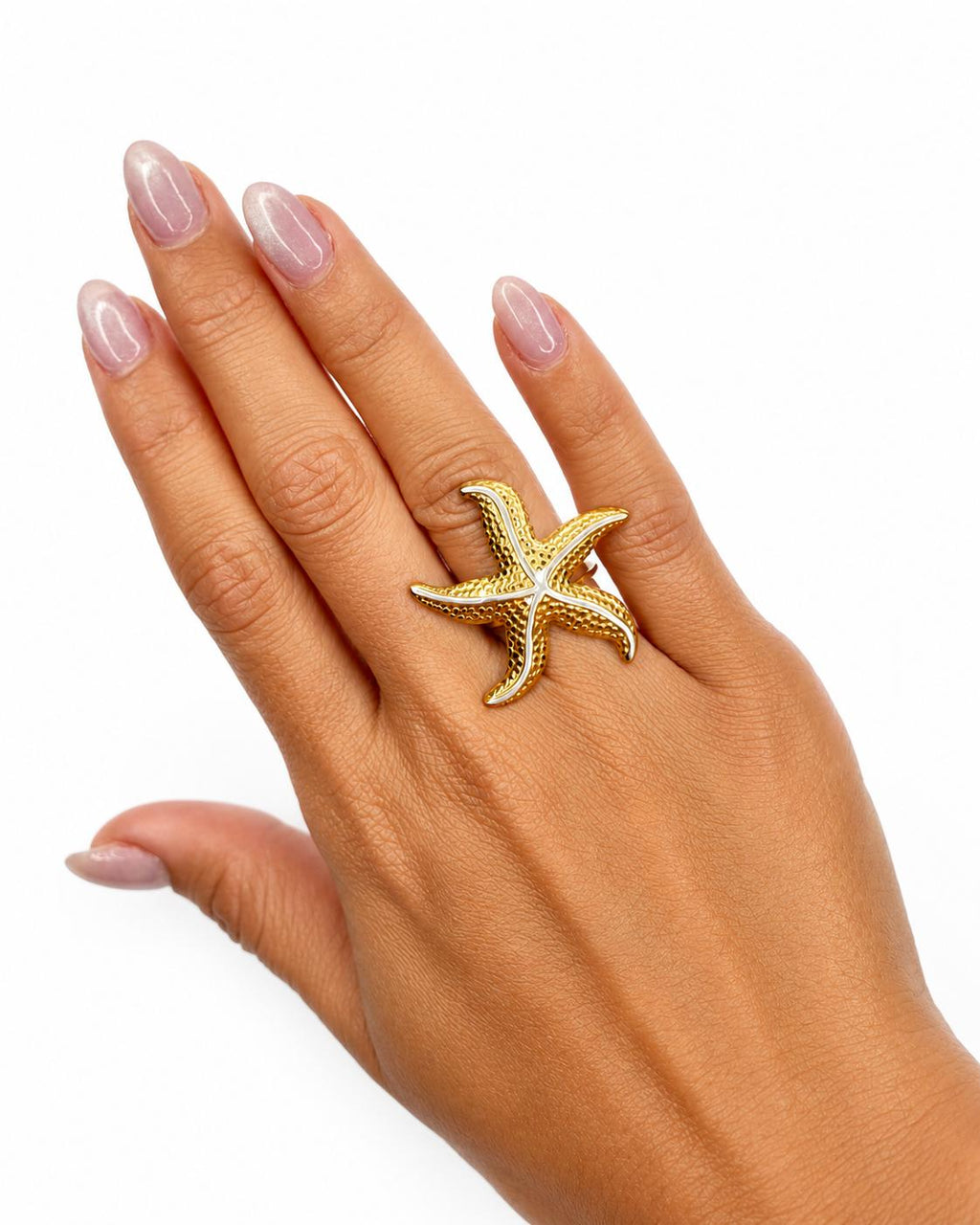 Two Tone Starfish Ring