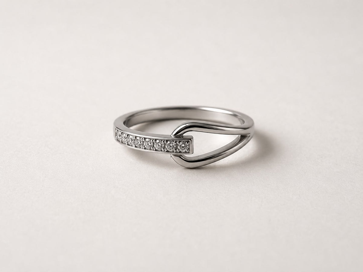 Modern Zirconia Ring