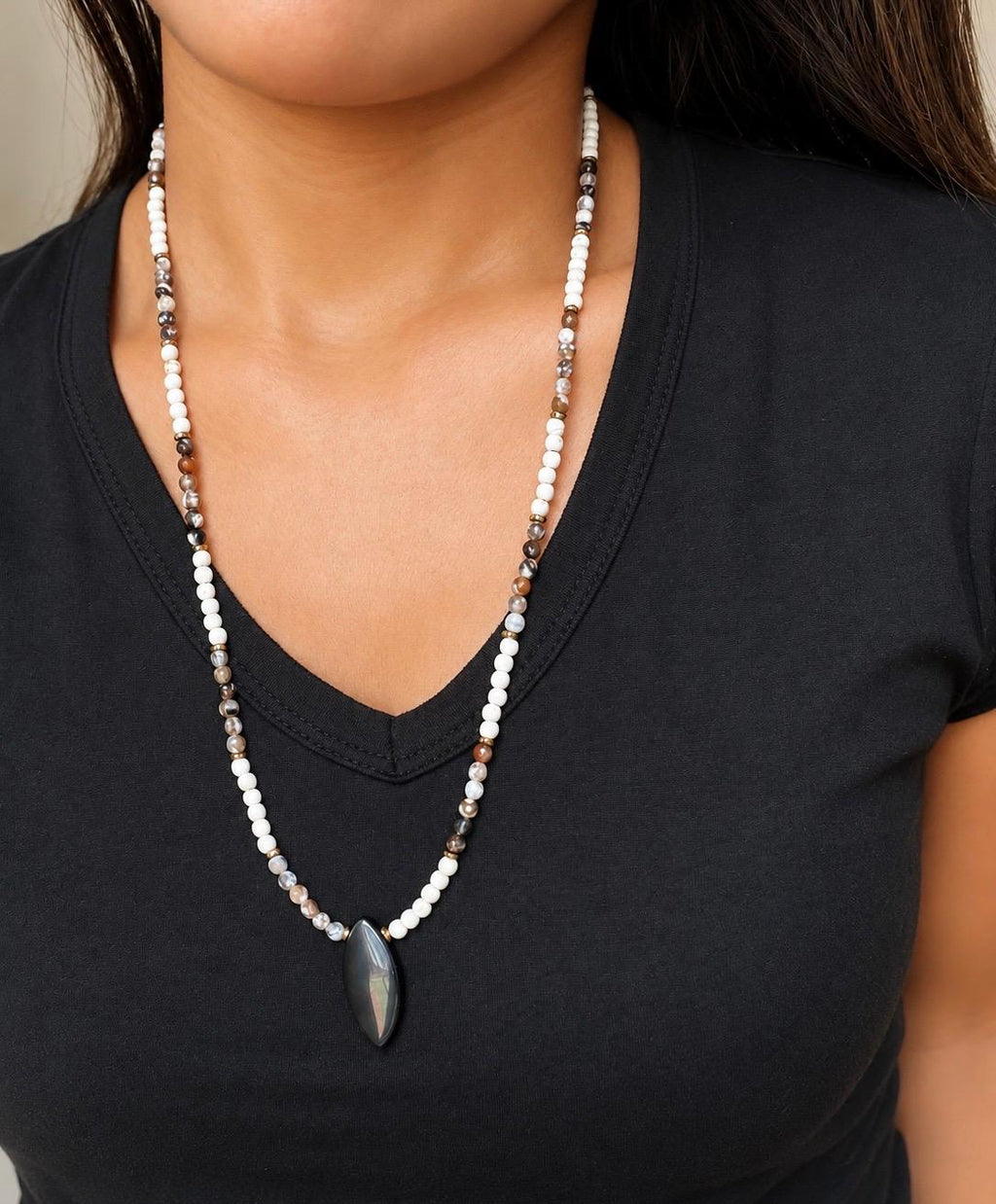 Ethnic Long Necklace